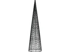 LED VEJLESO Albero di Natale 40/60/80 cm Nero