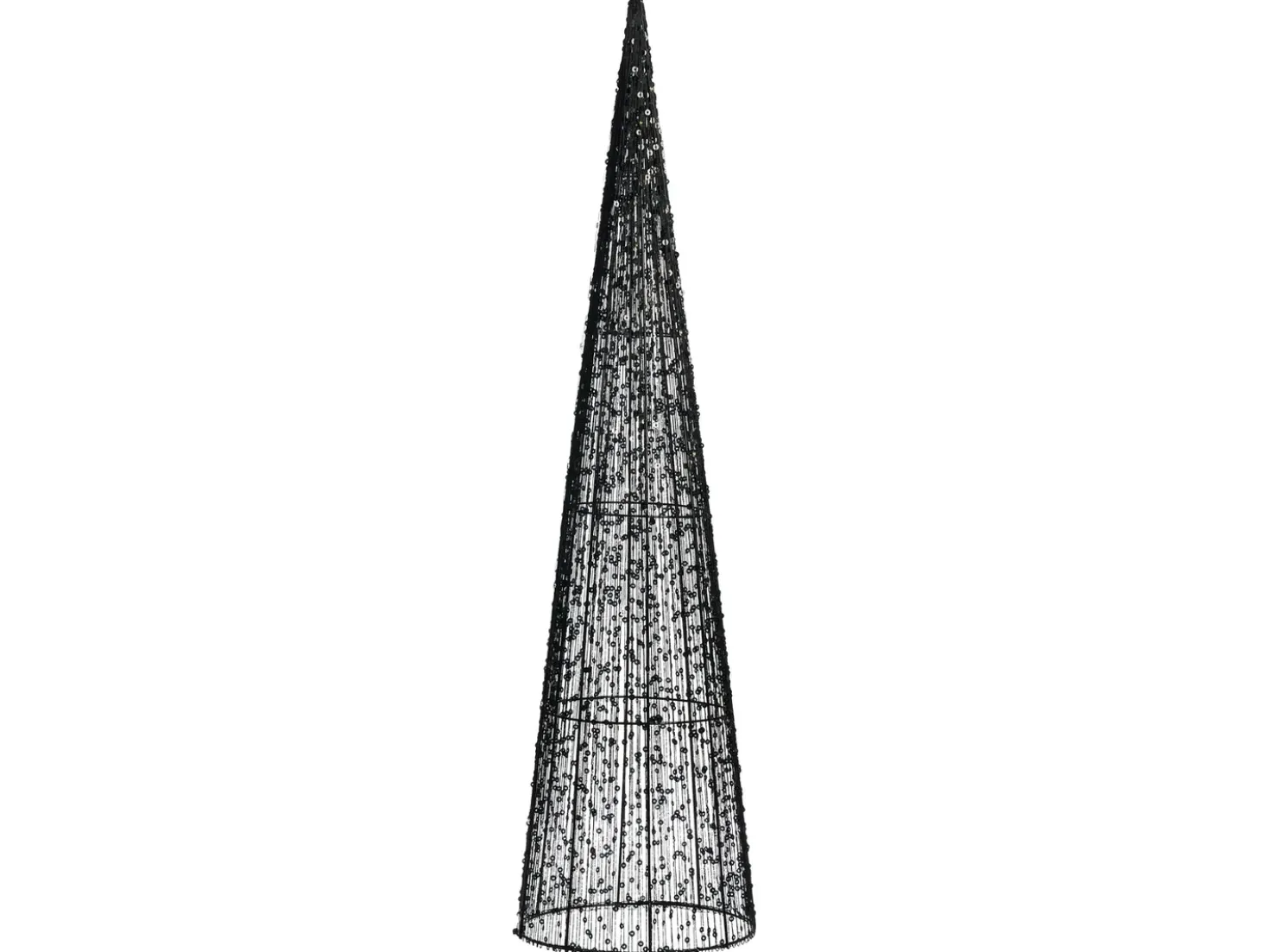 LED VEJLESO Albero di Natale 40/60/80 cm Nero