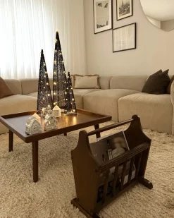 LED VEJLESO Albero di Natale 40/60/80 cm Nero