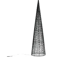 LED VEJLESO Albero di Natale 40/60/80 cm Nero