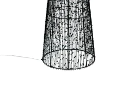 LED VEJLESO Albero di Natale 40/60/80 cm Nero