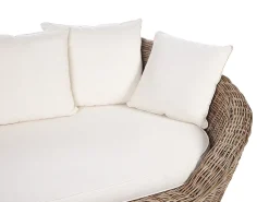Lettino da giardino CAVO Rattan Naturale