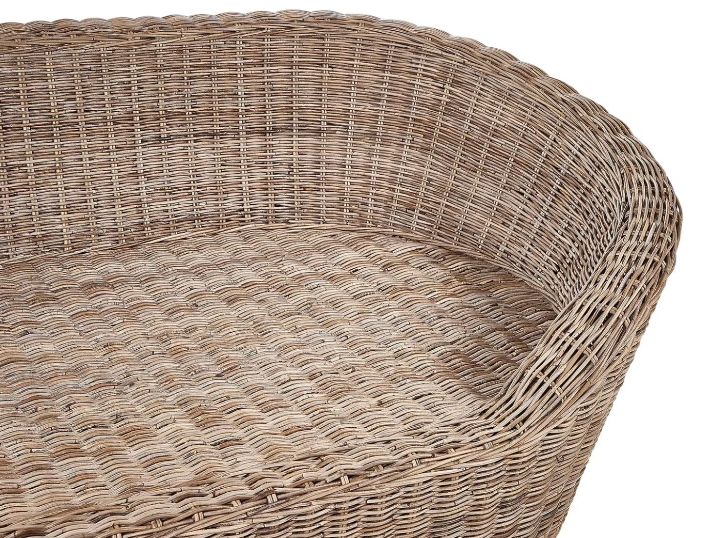 Lettino da giardino CAVO Rattan Naturale