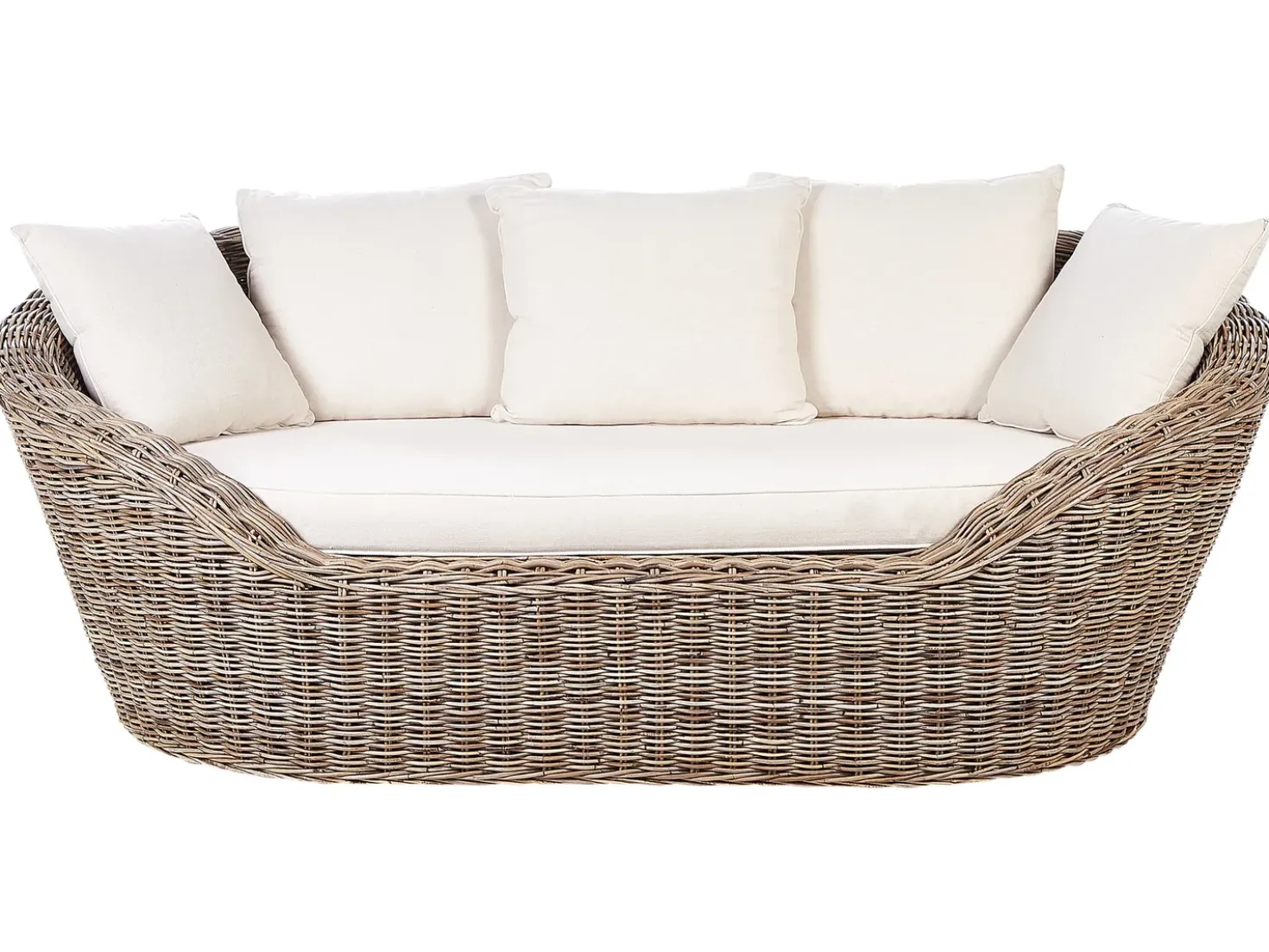Lettino da giardino CAVO Rattan Naturale