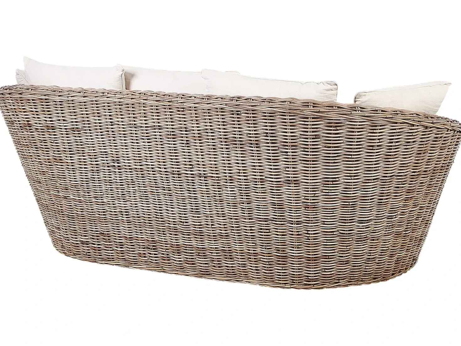 Lettino da giardino CAVO Rattan Naturale