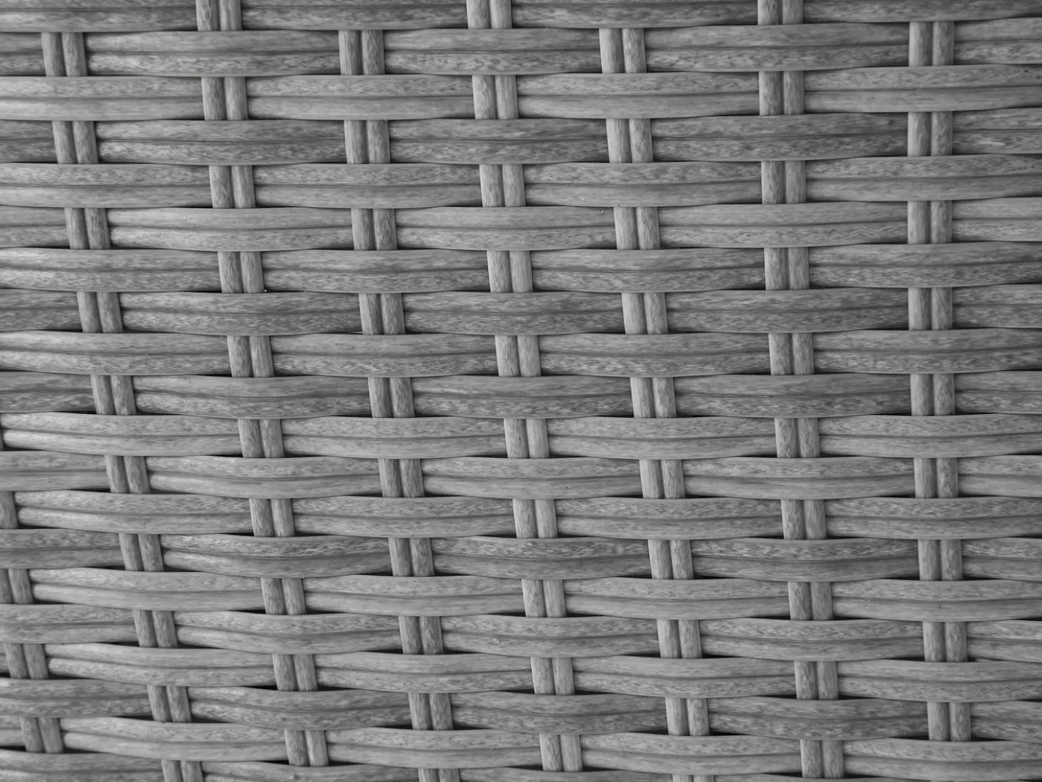 Lettino da giardino SYLT LUX Rattan sintetico (PE) Grigio