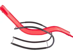 Lettino Prendisole a Dondolo CARANO II Metallo Rosso