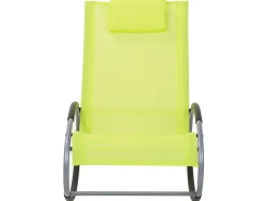 Lettino Prendisole a Dondolo CAMPO Metallo Verde lime
