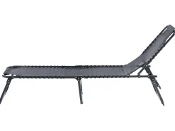 Lettino Prendisole AMBATO Metallo Nero