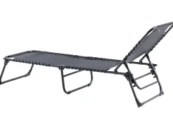Lettino Prendisole AMBATO Metallo Nero