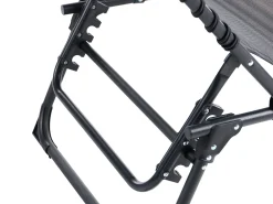 Lettino Prendisole AMBATO Metallo Nero