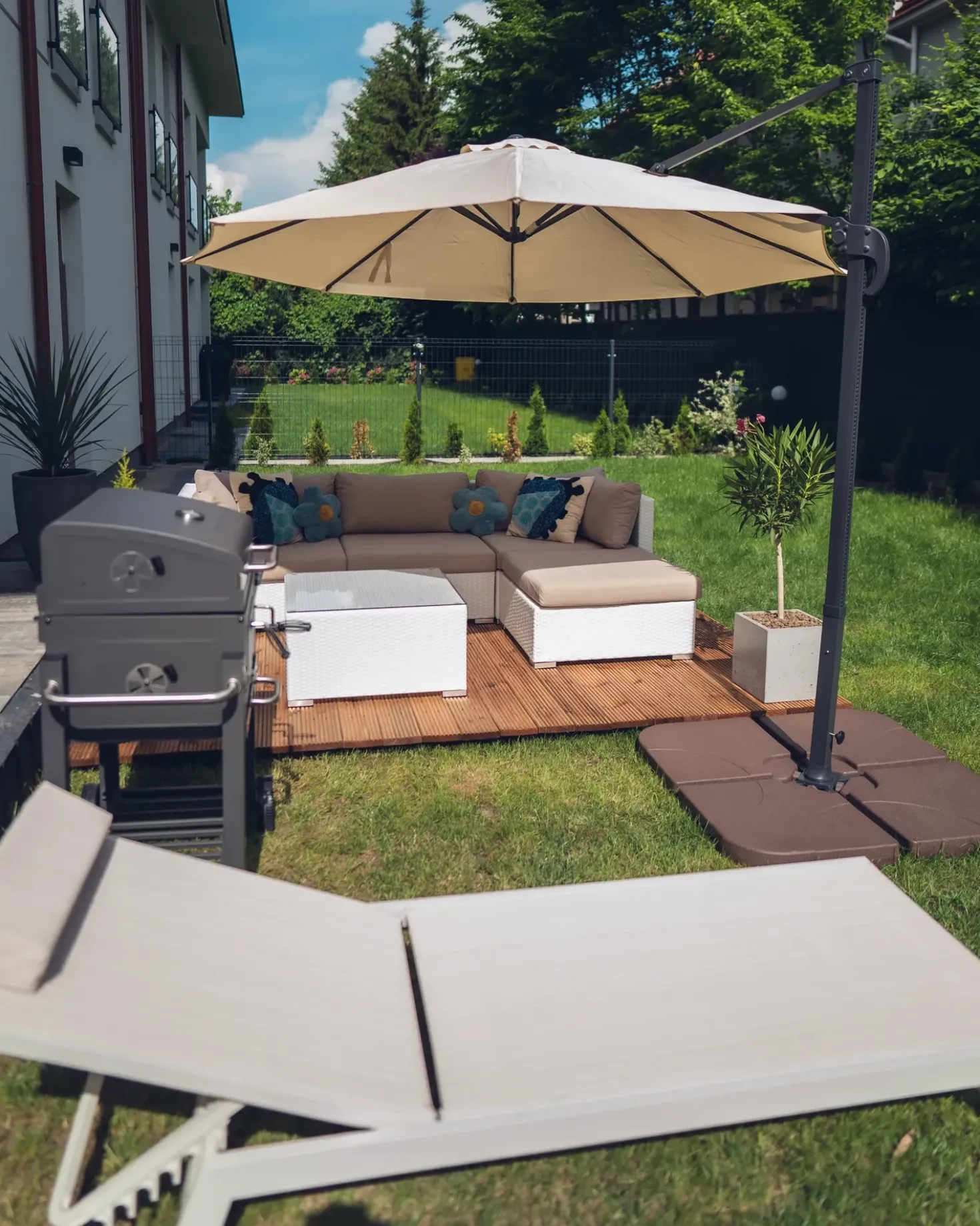 Lettino Prendisole CATANIA Metallo Beige