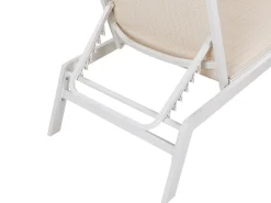 Lettino Prendisole CATANIA Metallo Beige