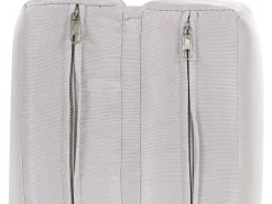 Lettino Prendisole con Cuscino OSINI Rattan sintetico (PE) Grigio