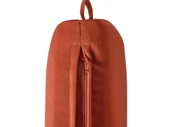 Lettino Prendisole con Cuscino AMANTEA PREMIUM II Legno d'acacia Rosso