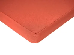 Lettino Prendisole con Cuscino AMANTEA PREMIUM II Legno d'acacia Rosso