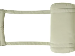 Lettino Prendisole con Cuscino JAVA PREMIUM Legno d'acacia Verde