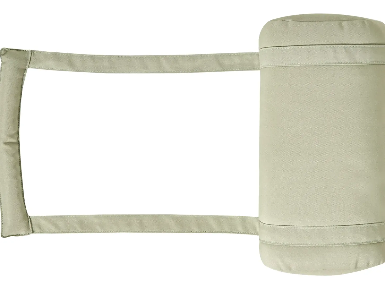 Lettino Prendisole con Cuscino JAVA PREMIUM Legno d'acacia Verde