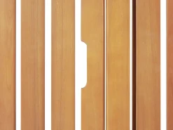 Lettino Prendisole con Cuscino JAVA PREMIUM Legno d'acacia Verde