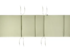 Lettino Prendisole con Cuscino JAVA PREMIUM Legno d'acacia Verde