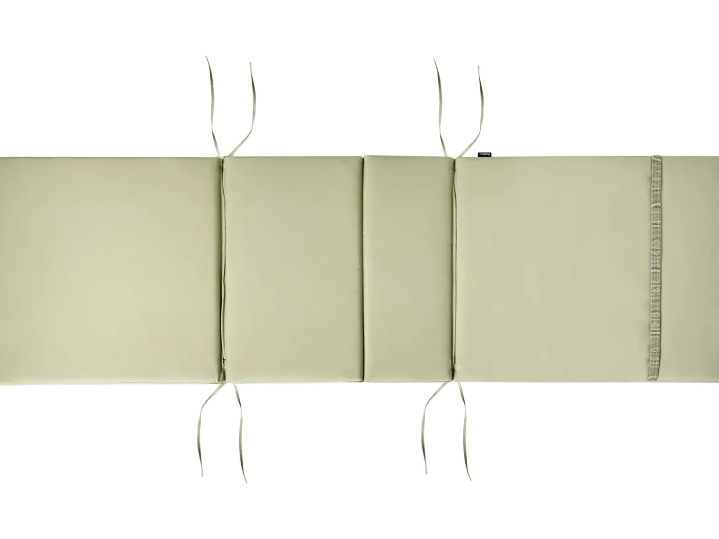 Lettino Prendisole con Cuscino JAVA PREMIUM Legno d'acacia Verde