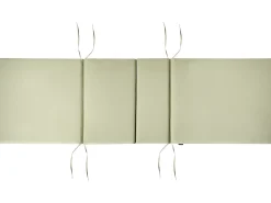 Lettino Prendisole con Cuscino JAVA PREMIUM Legno d'acacia Verde