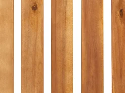 Lettino Prendisole con Cuscino GRANARI Legno d'acacia Marrone