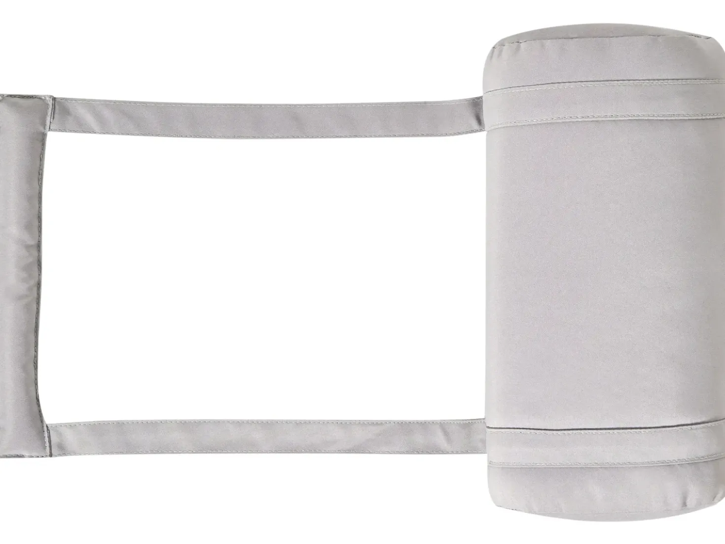 Lettino Prendisole con Cuscino JAVA PREMIUM Legno d'acacia Grigio chiaro