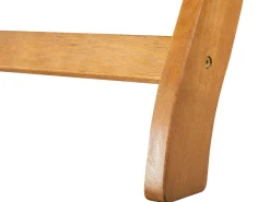 Lettino Prendisole con Cuscino JAVA PREMIUM Legno d'acacia Grigio chiaro
