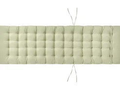 Lettino Prendisole con Cuscino CESANA PREMIUM Legno d'acacia Verde chiaro