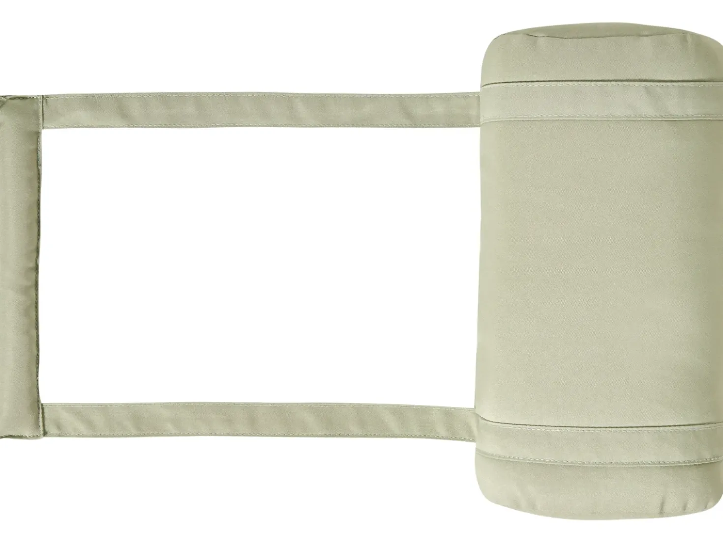 Lettino Prendisole con Cuscino CESANA PREMIUM Legno d'acacia Verde chiaro
