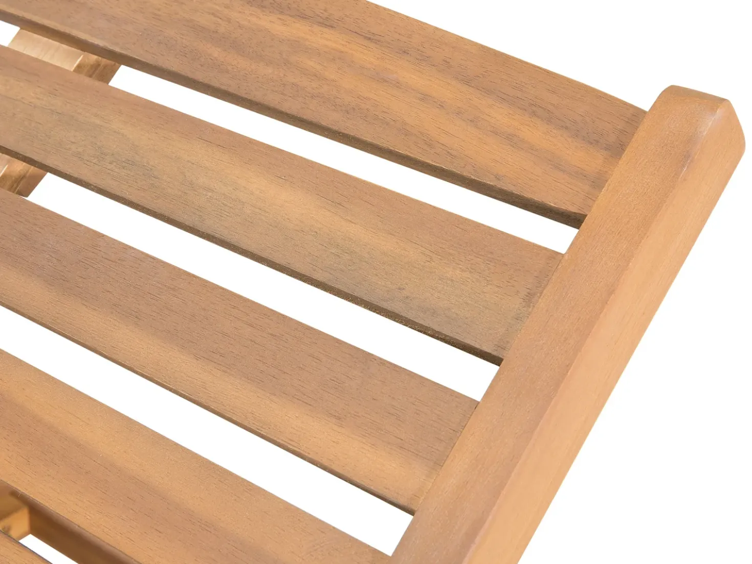 Lettino Prendisole con Cuscino CESANA PREMIUM Legno d'acacia Verde chiaro