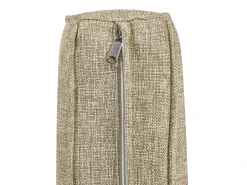 Lettino Prendisole con Cuscino BELSITO Rattan Naturale