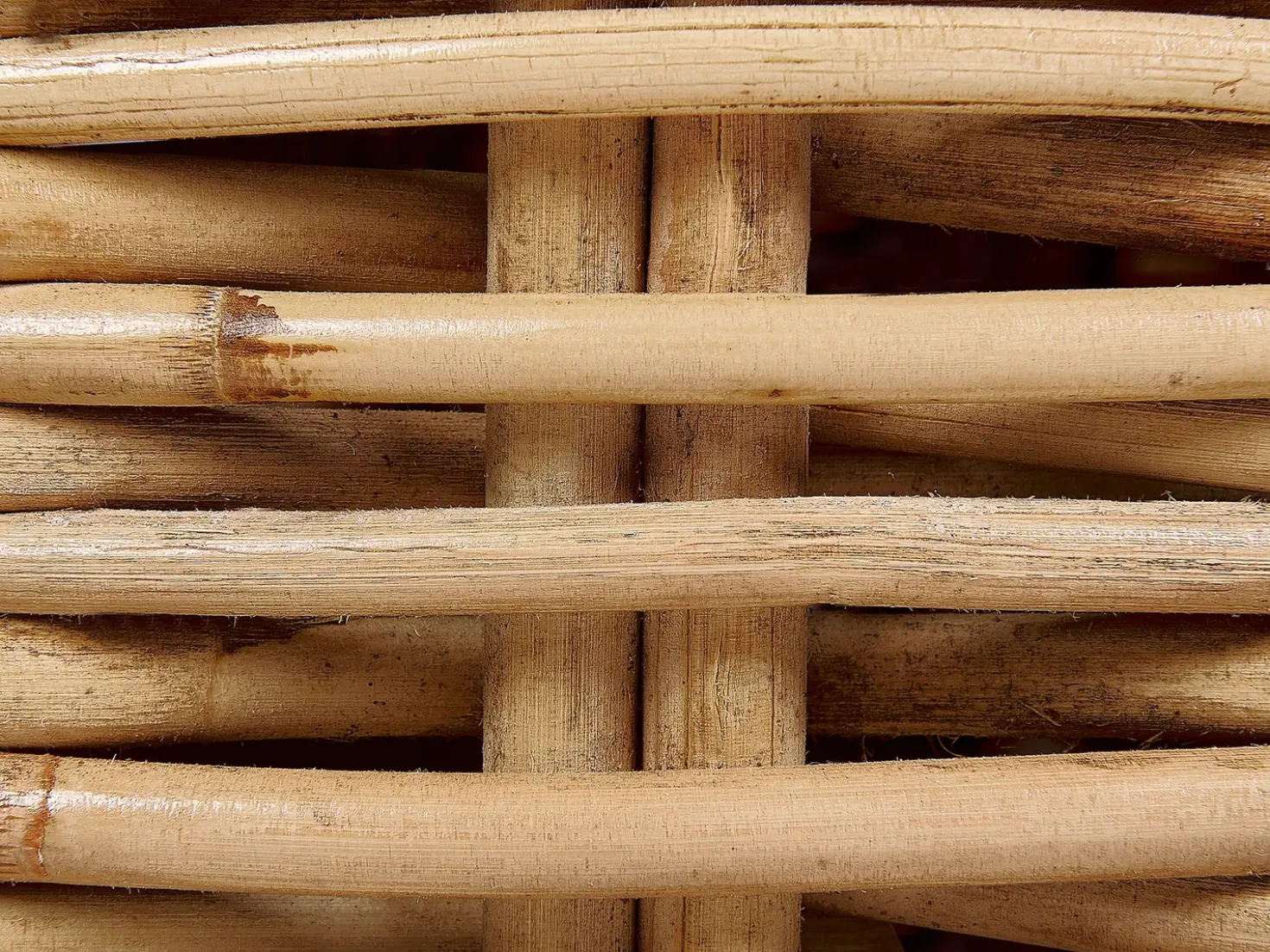 Lettino Prendisole con Cuscino BELSITO Rattan Naturale
