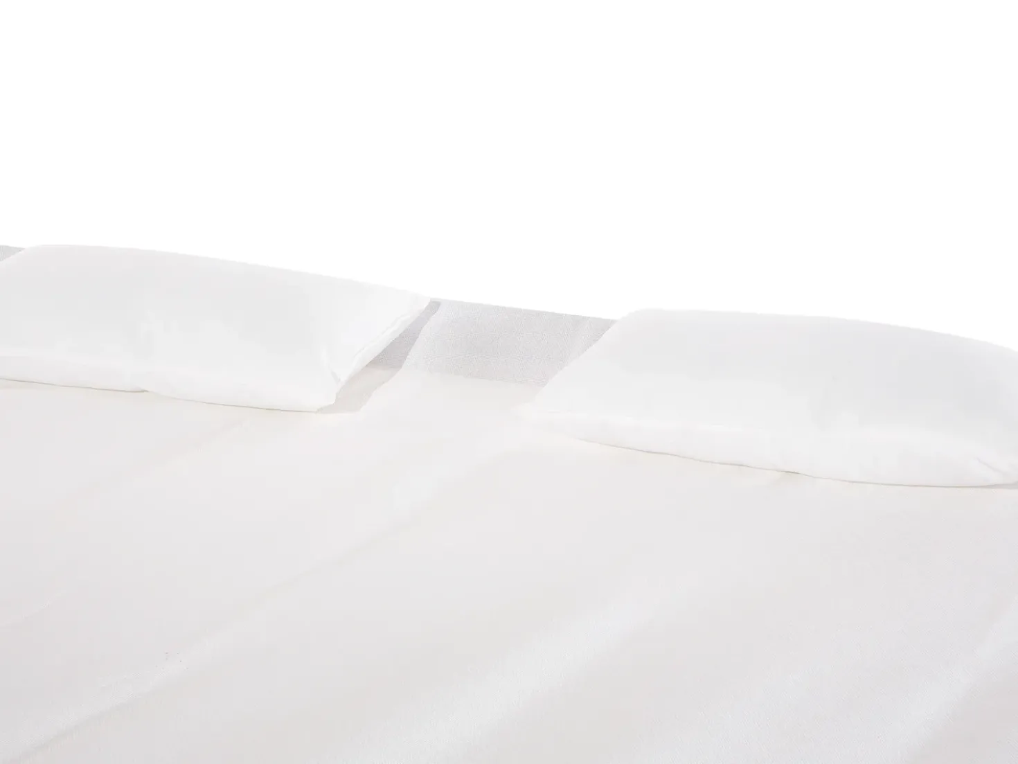 Lettino Prendisole con Cuscino TERAMO Legno di larice Bianco sporco