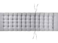 Lettino Prendisole con Cuscino CESANA PREMIUM Legno d'acacia Grigio chiaro