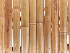 Lettino Prendisole con Cuscino LIGURE Bambù Marrone