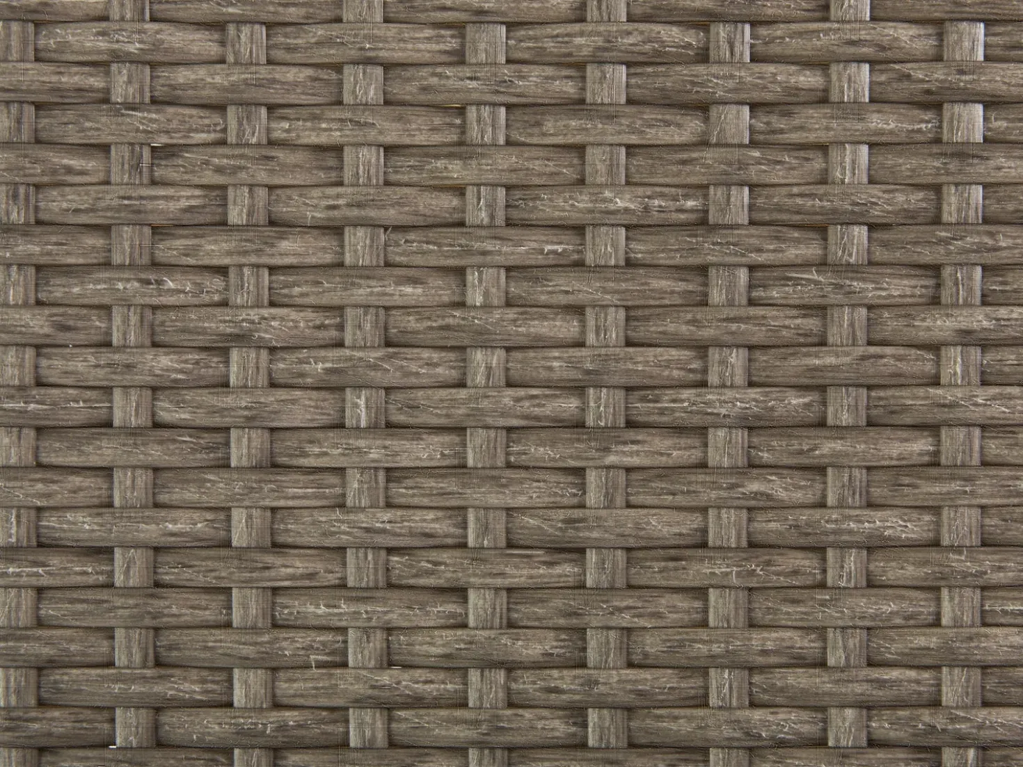 Lettino Prendisole con Cuscino VASTO Rattan sintetico (PE) Tortora