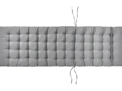 Lettino Prendisole con Cuscino CESANA PREMIUM Legno d'acacia Grigio melange