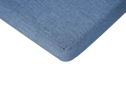 Lettino Prendisole con Cuscino JAVA PREMIUM Legno d'acacia Blu