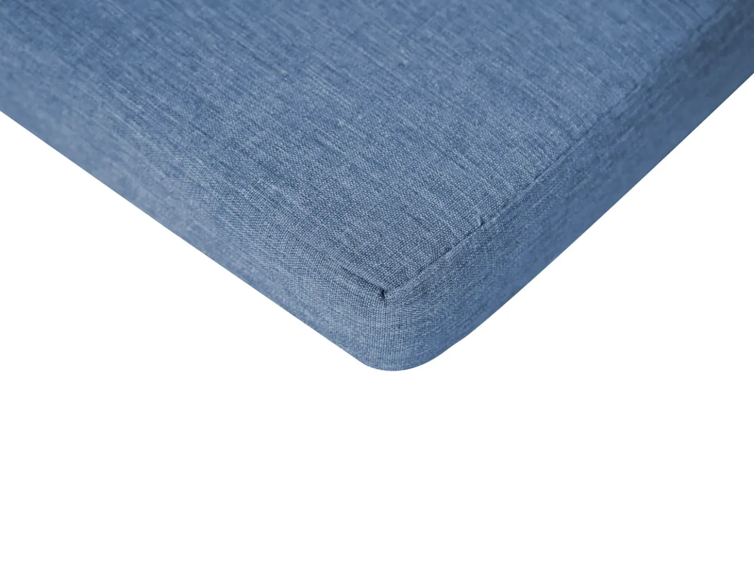 Lettino Prendisole con Cuscino JAVA PREMIUM Legno d'acacia Blu