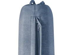 Lettino Prendisole con Cuscino JAVA PREMIUM Legno d'acacia Blu