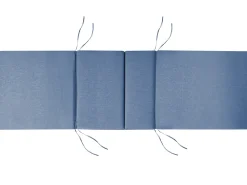 Lettino Prendisole con Cuscino JAVA PREMIUM Legno d'acacia Blu