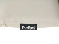 Lettino Prendisole con Cuscino BRESCIA PREMIUM Legno d'acacia Tortora
