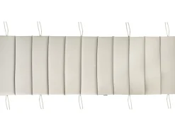 Lettino Prendisole con Cuscino BRESCIA PREMIUM Legno d'acacia Tortora