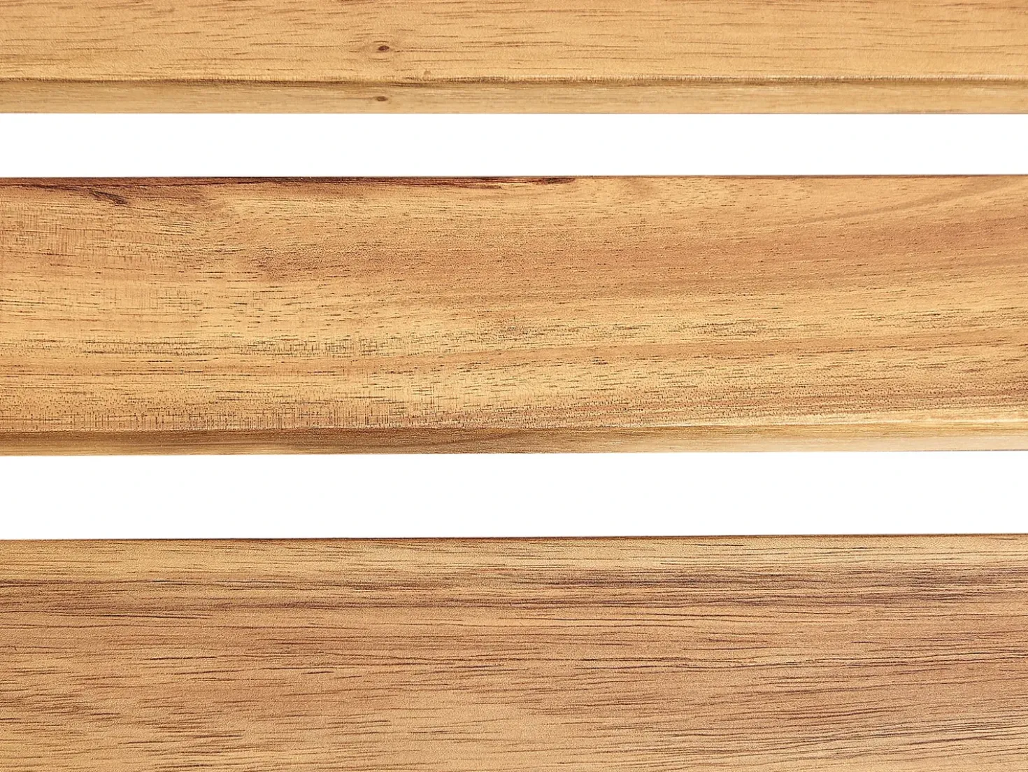 Lettino Prendisole con Cuscino LUINO Legno d'acacia Grigio
