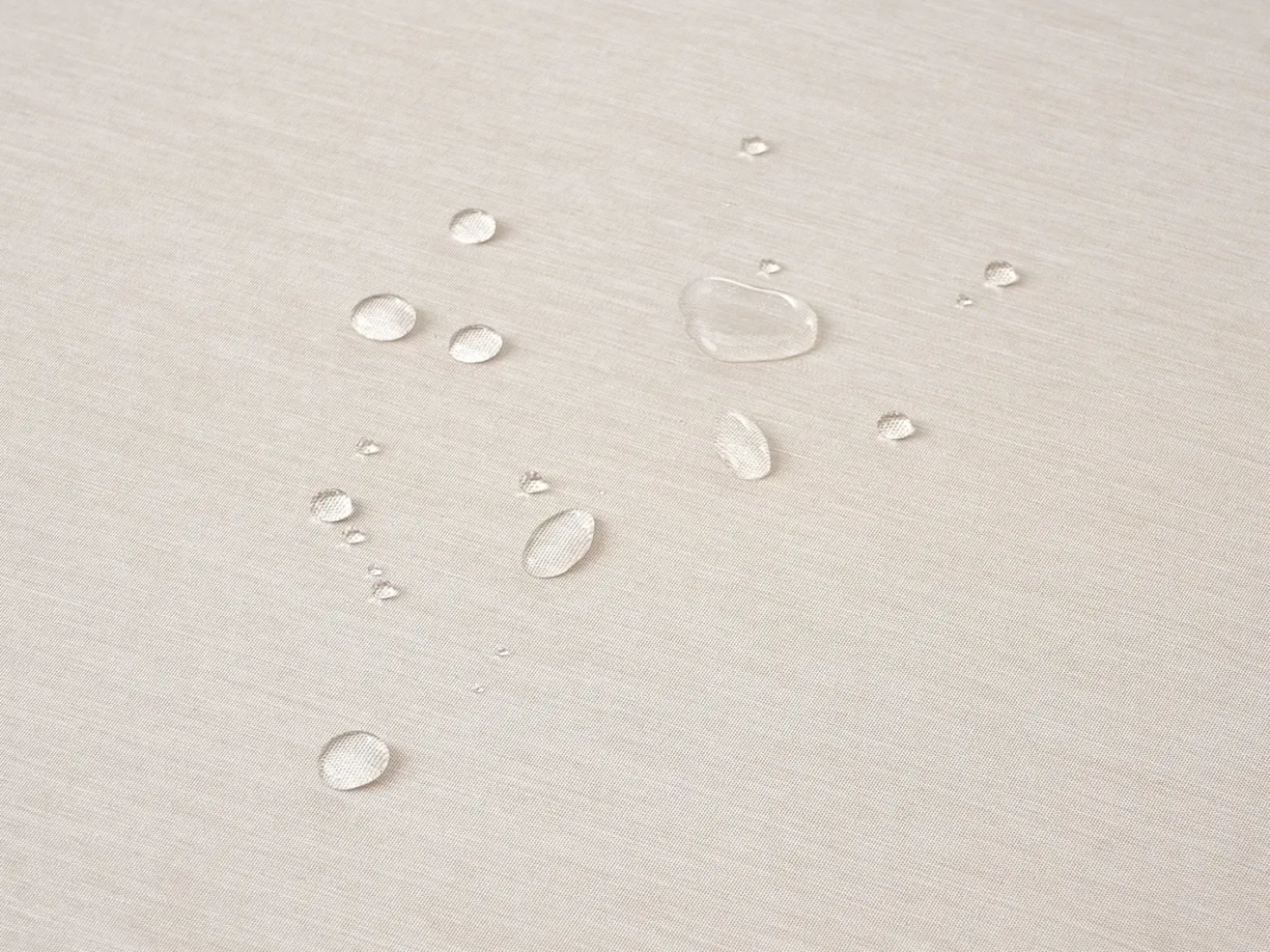 Lettino Prendisole con Cuscino AMANTEA PREMIUM II Legno d'acacia Beige chiaro