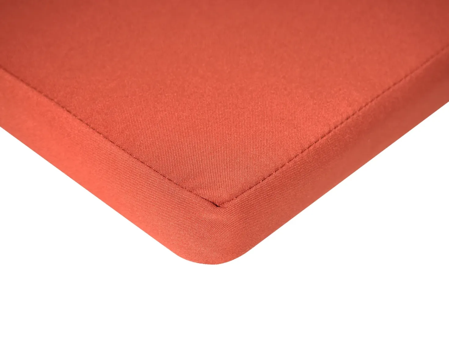 Lettino Prendisole con Cuscino JAVA PREMIUM Legno d'acacia Rosso