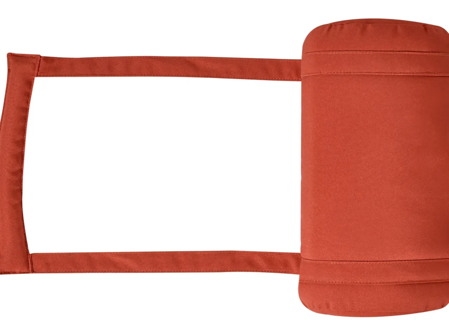 Lettino Prendisole con Cuscino JAVA PREMIUM Legno d'acacia Rosso