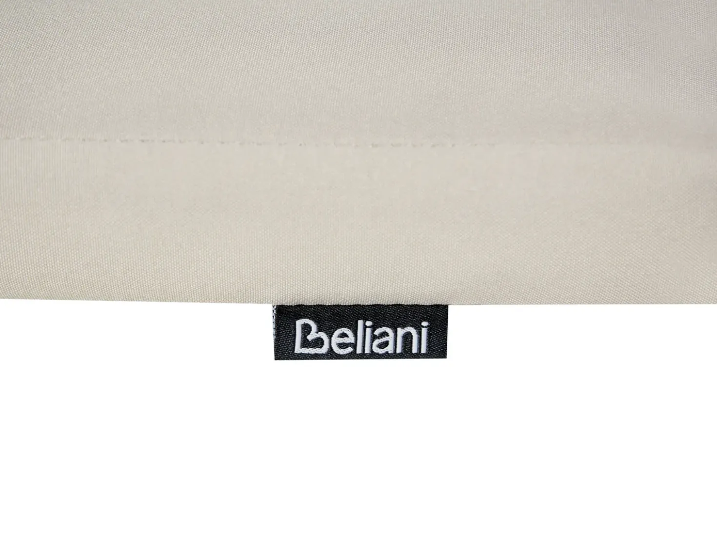 Lettino Prendisole con Cuscino AMANTEA PREMIUM II Legno d'acacia Tortora